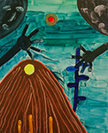 Oil painting by Matti Närekangas, 2022