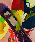 Abstract oil painting by Matti Närekangas, 2024
