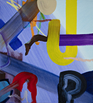 Abstract oil painting by Matti Närekangas, 2024